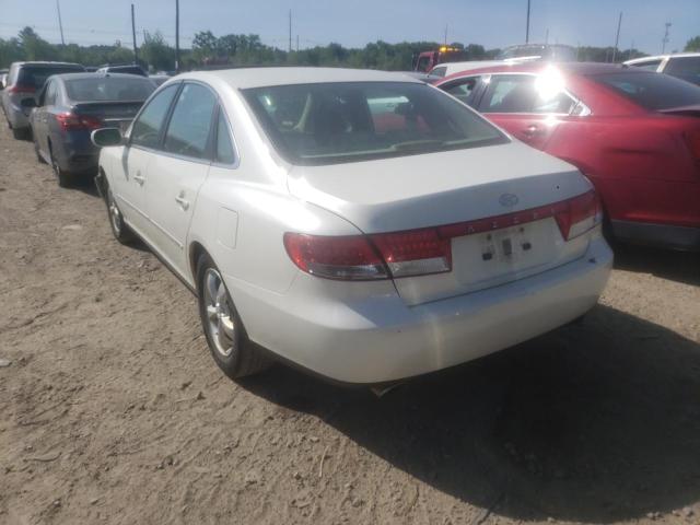 Photo 3 from auction – 2006 HYUNDAI AZERA SE with VIN KMHFC46F36A137551