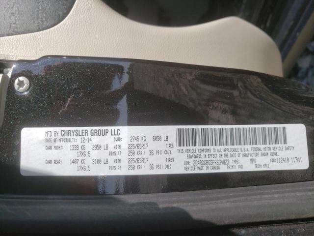 Photo 10 from auction – 2015 DODGE GRAND CARA with VIN 2C4RDGBG5FR634823