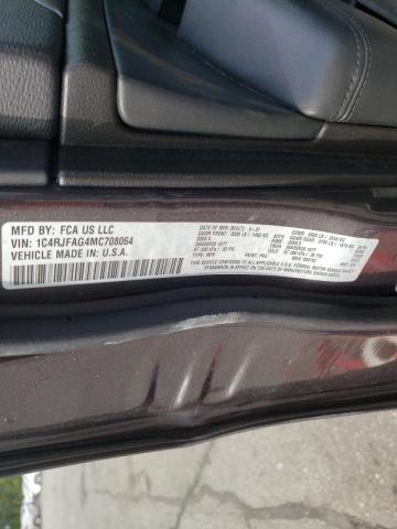 Photo 10 from auction – 2021 JEEP GRAND CHER with VIN 1C4RJFAG4MC708064