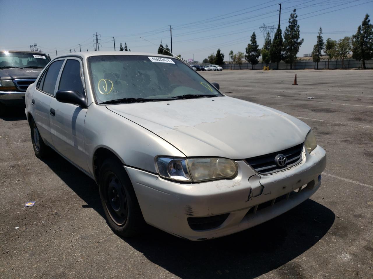 TOYOTA COROLLA CE 2001 with VIN 1NXBR12E21Z501393 - Photo from auction