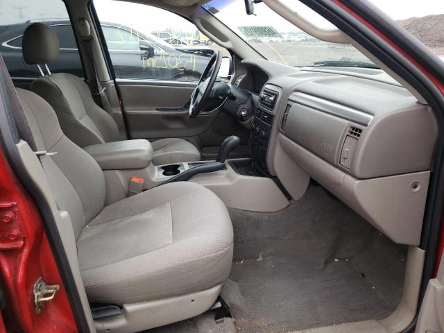 Photo 5 from auction – 2002 JEEP GRAND CHER with VIN 1J4GW48S92C111863