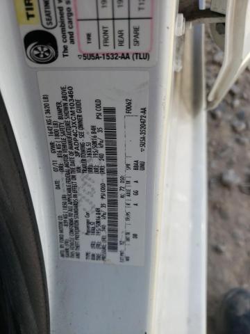 Photo 10 from auction – 2012 FORD FIESTA SEL with VIN 3FADP4CJXCM103460