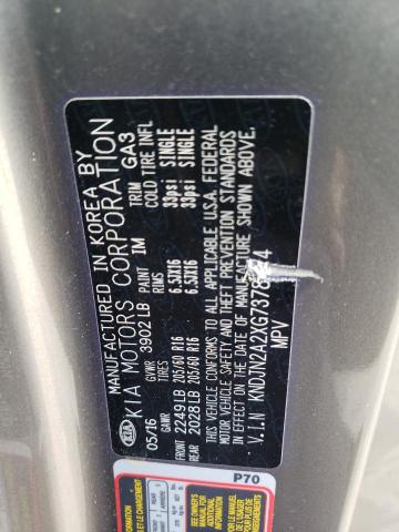 Photo 10 from auction – 2016 KIA SOUL with VIN KNDJN2A2XG7378474