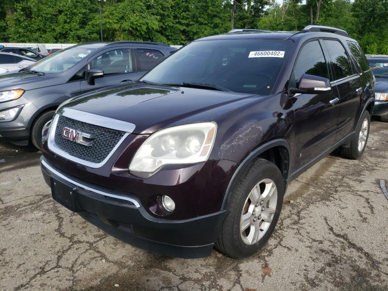 Photo 2 from auction – 2009 GMC ACADIA SLT with VIN 1GKEV23D39J204885
