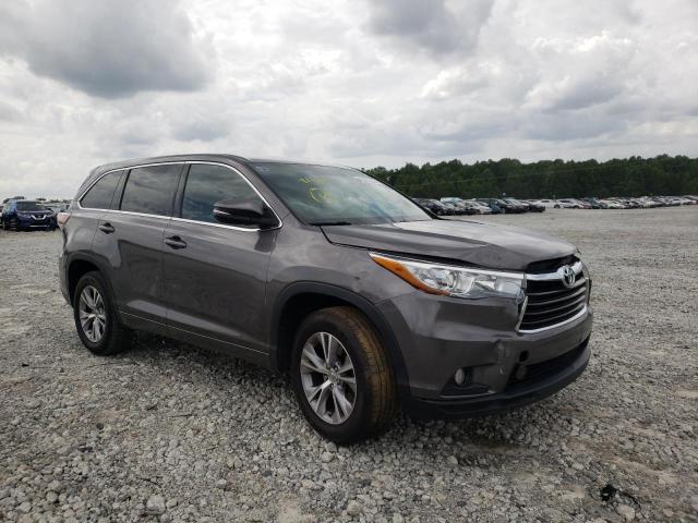 TOYOTA HIGHLANDER 2015 مع رقم تعريف المركبة 5TDZKRFH6FS083703 - صورة من المزاد