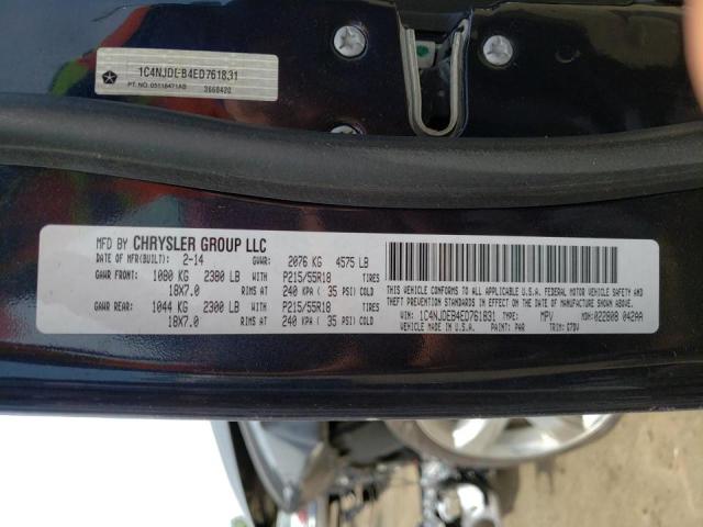Photo 10 from auction – 2014 JEEP COMPASS LA with VIN 1C4NJDEB4ED761831
