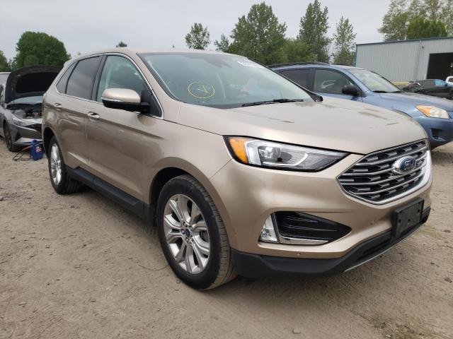 FORD EDGE TITAN 2021 with VIN 2FMPK4K97MBA15848 - Photo from auction