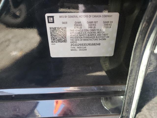 Photo 10 from auction – 2018 CHEVROLET IMPALA PRE with VIN 2G1125S33J9168248