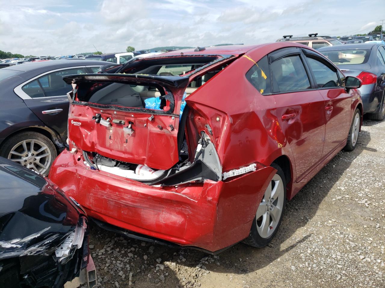 Photo 4 from auction – 2015 TOYOTA PRIUS with VIN JTDKN3DUXF1967470