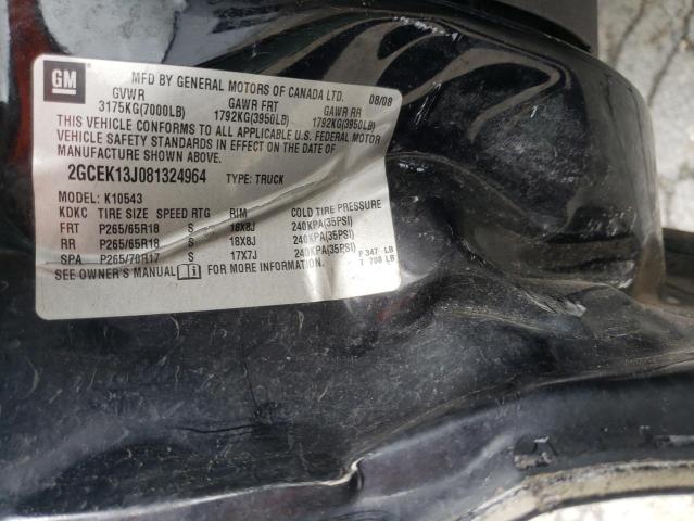 Photo 10 from auction – 2008 CHEVROLET SILVERADO with VIN 2GCEK13J081324964