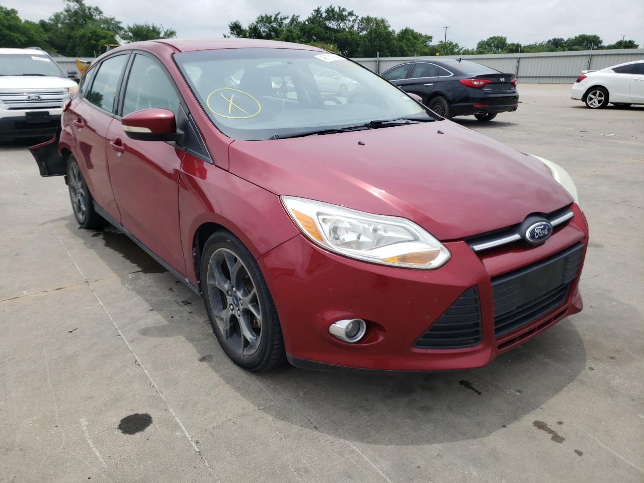 FORD FOCUS SE 2014 with VIN 1FADP3K20EL296534 - Photo from auction