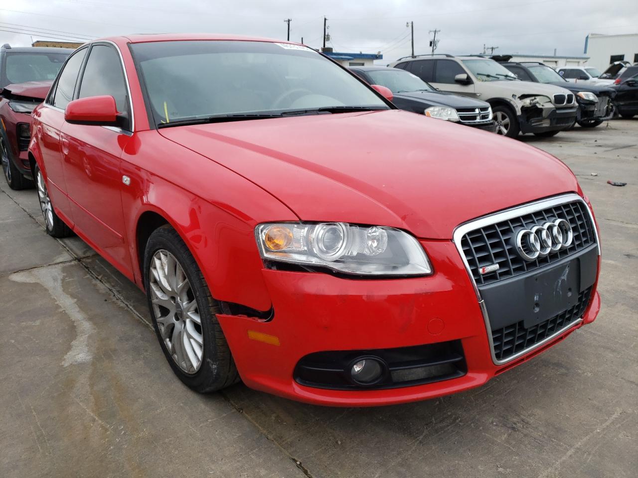 AUDI A4 2.0T QU 2008 with VIN WAUDF78E48A167618 - Photo from auction