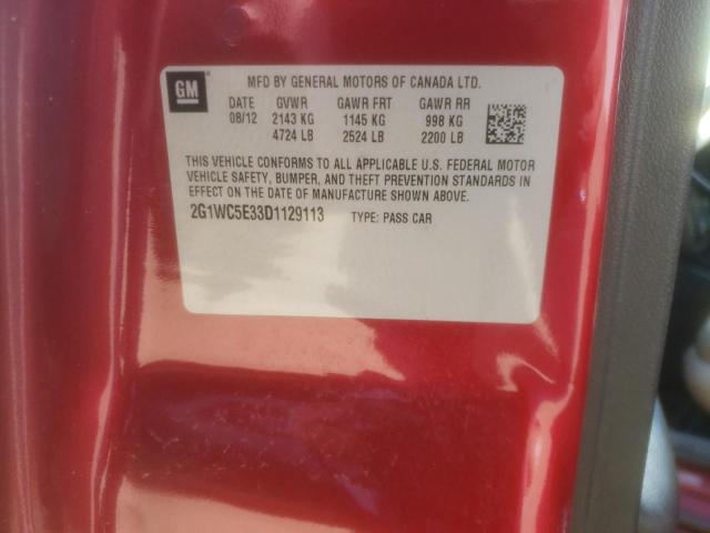 Photo 10 from auction – 2013 CHEVROLET IMPALA LTZ with VIN 2G1WC5E33D1129113