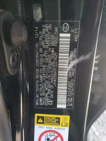 Photo 10 from auction – 2015 LEXUS CT 200 with VIN JTHKD5BH7F2227629