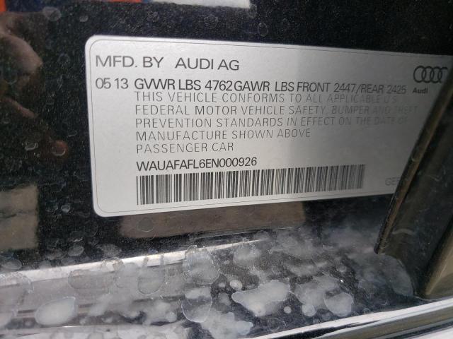 Photo 10 from auction – 2014 AUDI A4 PREMIUM with VIN WAUAFAFL6EN000926