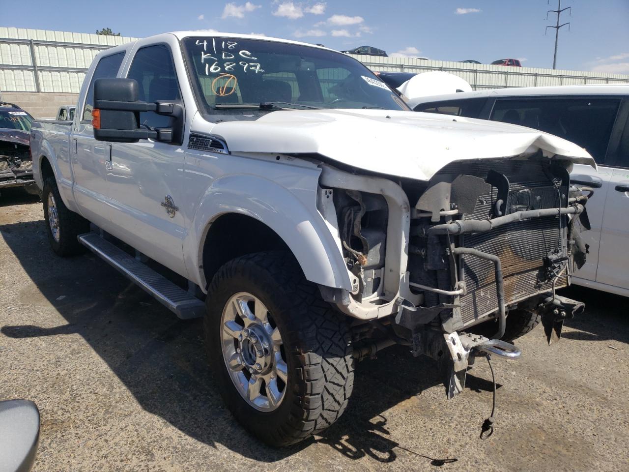 FORD F250 SUPER 2014 with VIN 1FT7W2BT2EEA09664 - Photo from auction