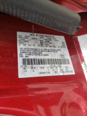 Photo 10 from auction – 2008 FORD EXPEDITION with VIN 1FMFU15578LA14363