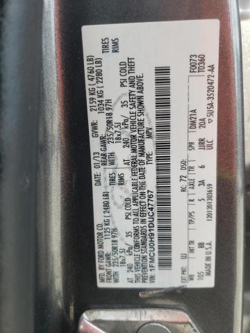 Photo 10 from auction – 2013 FORD ESCAPE SEL with VIN 1FMCU0H91DUC47767