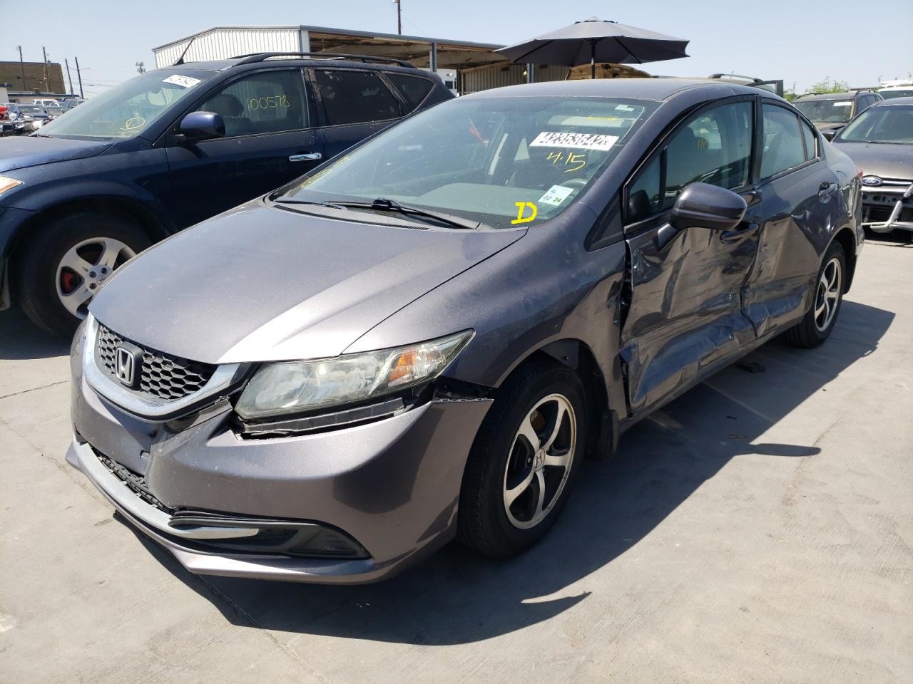 Photo 2 from auction – 2015 HONDA CIVIC SE with VIN 19XFB2F73FE037015