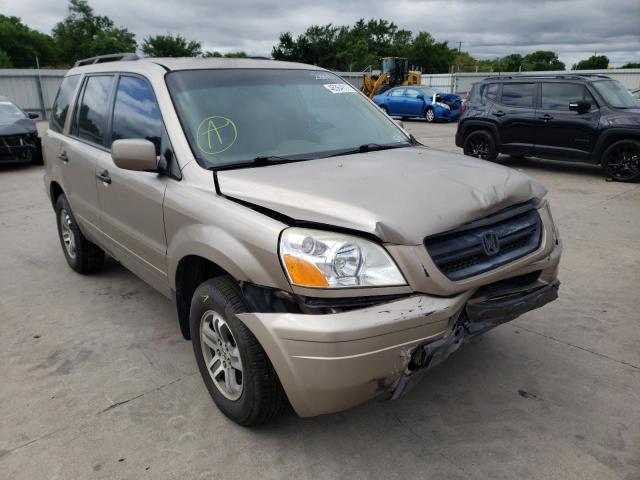 HONDA PILOT EXL 2004 with VIN 2HKYF18644H506388 - Photo from auction