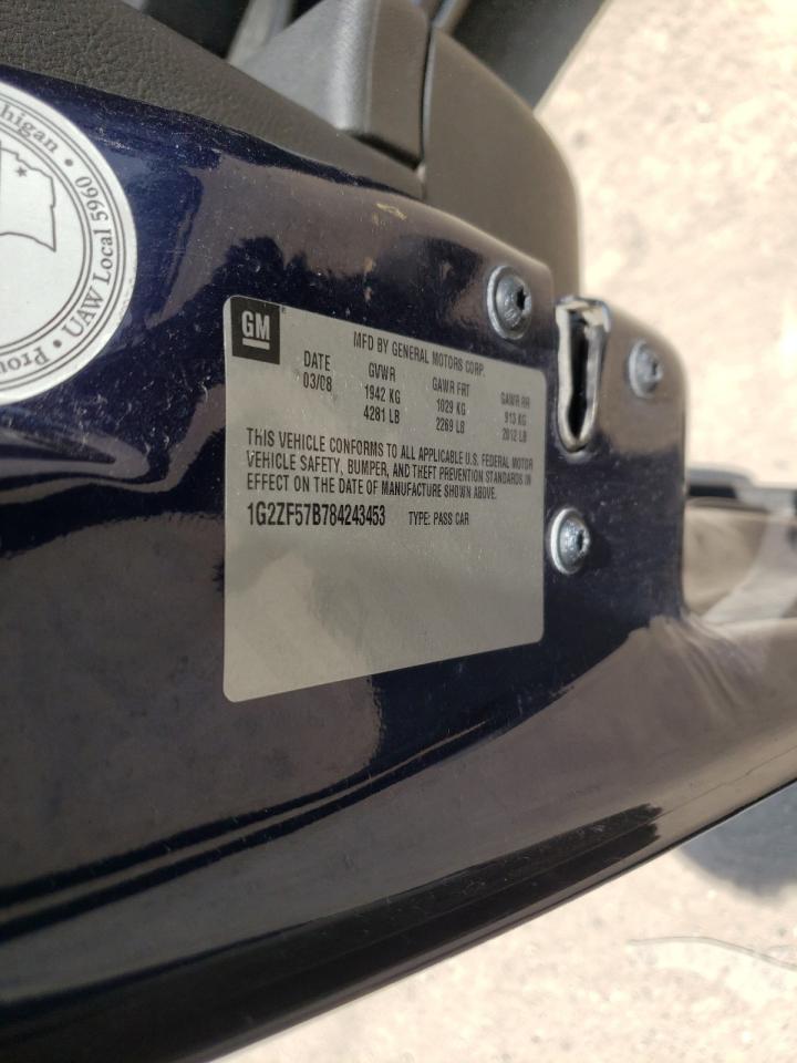 Photo 10 from auction – 2008 PONTIAC G6 VALUE L with VIN 1G2ZF57B784243453