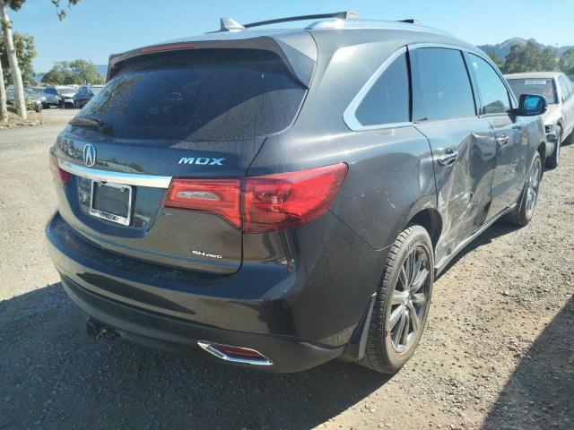 Photo 4 from auction – 2016 ACURA MDX TECHNO with VIN 5FRYD4H64GB020544