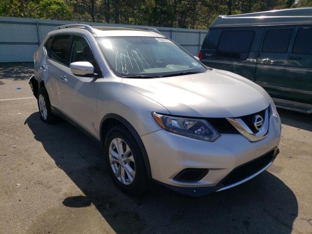 NISSAN ROGUE S 2015 with VIN 5N1AT2MVXFC812339 - Photo from auction