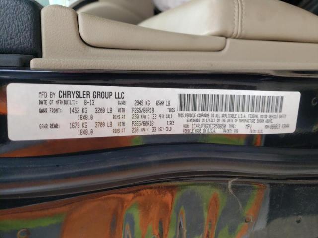 Photo 10 from auction – 2014 JEEP GRAND CHER with VIN 1C4RJFBG3EC259850