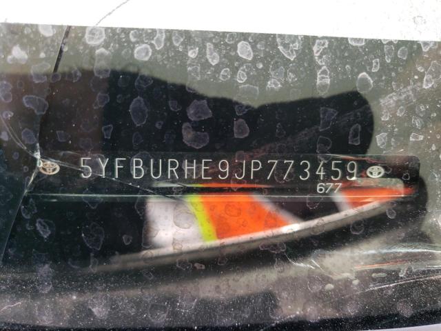 Photo 10 from auction – 2018 TOYOTA COROLLA L with VIN 5YFBURHE9JP773459