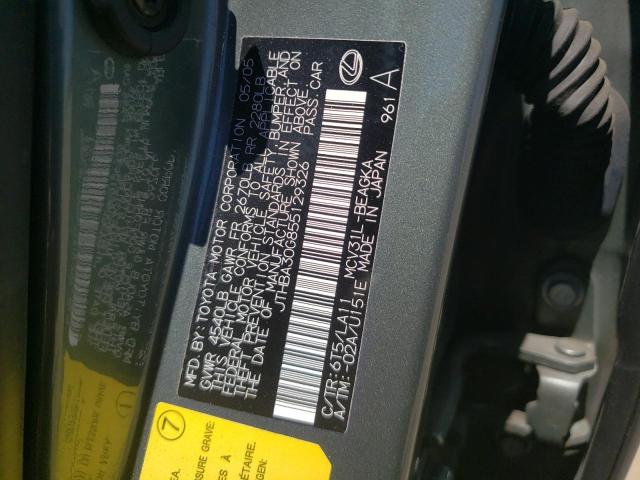 Photo 10 from auction – 2005 LEXUS ES 330 with VIN JTHBA30G855129326