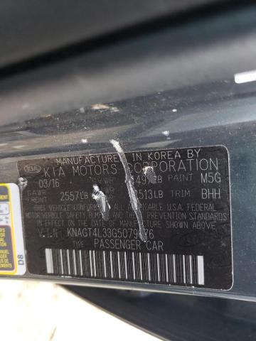 Photo 10 from auction – 2016 KIA OPTIMA LX with VIN KNAGT4L33G5079676