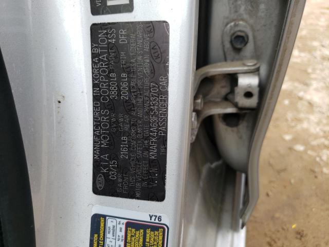 Photo 10 from auction – 2015 KIA FORTE LX with VIN KNAFK4A63F5433707