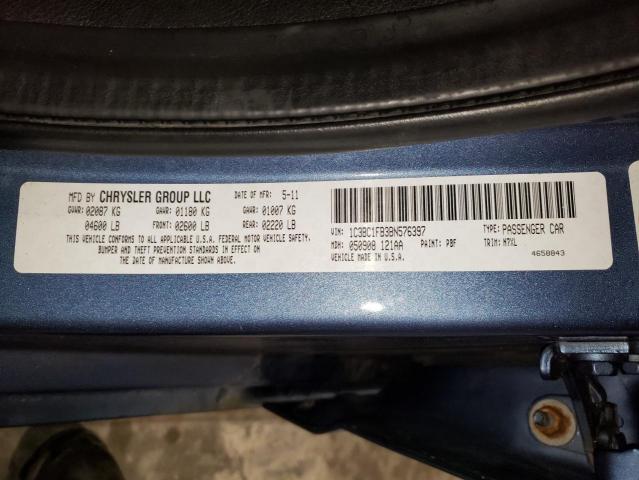 Photo 10 from auction – 2011 CHRYSLER 200 TOURIN with VIN 1C3BC1FB3BN576397