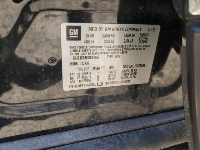 Photo 10 from auction – 2013 BUICK ENCORE with VIN KL4CJGSB6DB067269