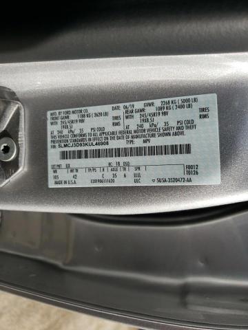 Photo 10 from auction – 2019 LINCOLN MKC RESERV with VIN 5LMCJ3D93KUL46908