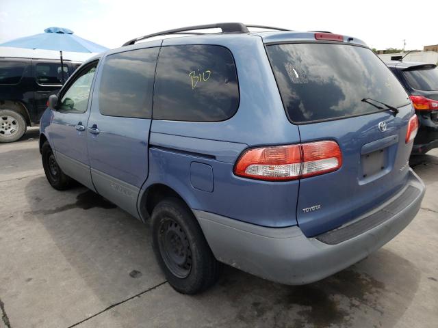 Photo 3 from auction – 2002 TOYOTA SIENNA CE with VIN 4T3ZF19C02U498496