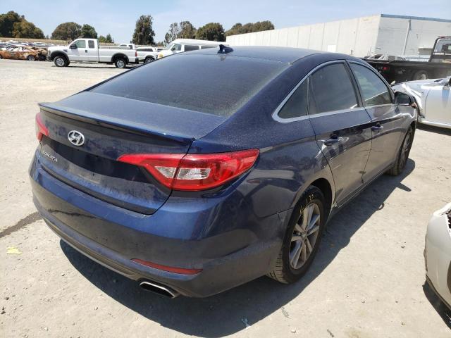 Photo 4 from auction – 2016 HYUNDAI SONATA SE with VIN 5NPE24AF7GH331777