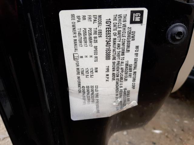 Photo 10 from auction – 2004 CADILLAC SRX with VIN 1GYEE637340163888