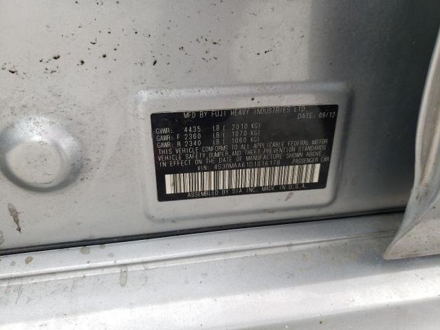 Photo 10 from auction – 2013 SUBARU LEGACY 2.5 with VIN 4S3BMAA61D1016178