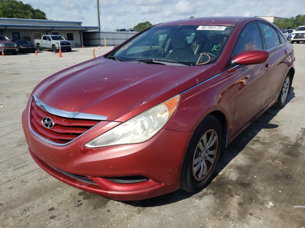 Photo 2 from auction – 2011 HYUNDAI SONATA GLS with VIN 5NPEB4AC0BH112139
