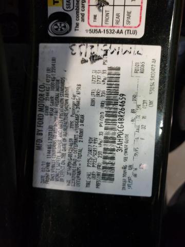 Photo 10 from auction – 2011 FORD FUSION SEL with VIN 3FAHP0CG4BR264659