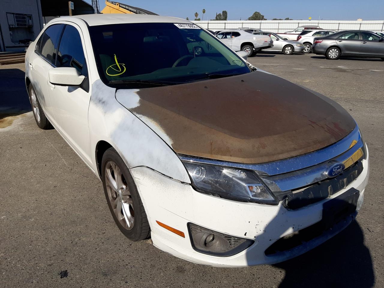 Photo 1 from auction – 2012 FORD FUSION SE with VIN 3FAHP0HA6CR165010