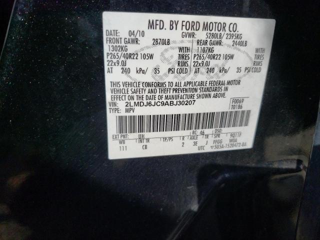 Photo 10 from auction – 2010 LINCOLN MKX with VIN 2LMDJ6JC9ABJ30207