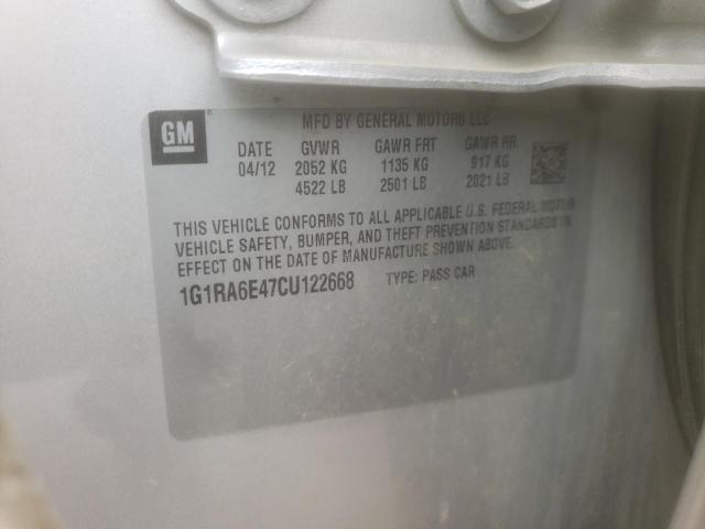 Photo 10 from auction – 2012 CHEVROLET VOLT with VIN 1G1RA6E47CU122668