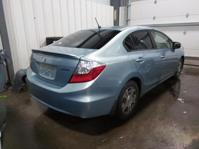 Photo 7 from auction – 2012 HONDA CIVIC HYBR with VIN JHMFB4F35CS007689