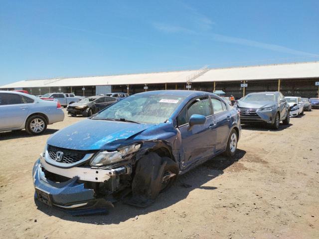 Photo 9 from auction – 2014 HONDA CIVIC LX with VIN 19XFB2F57EE222584