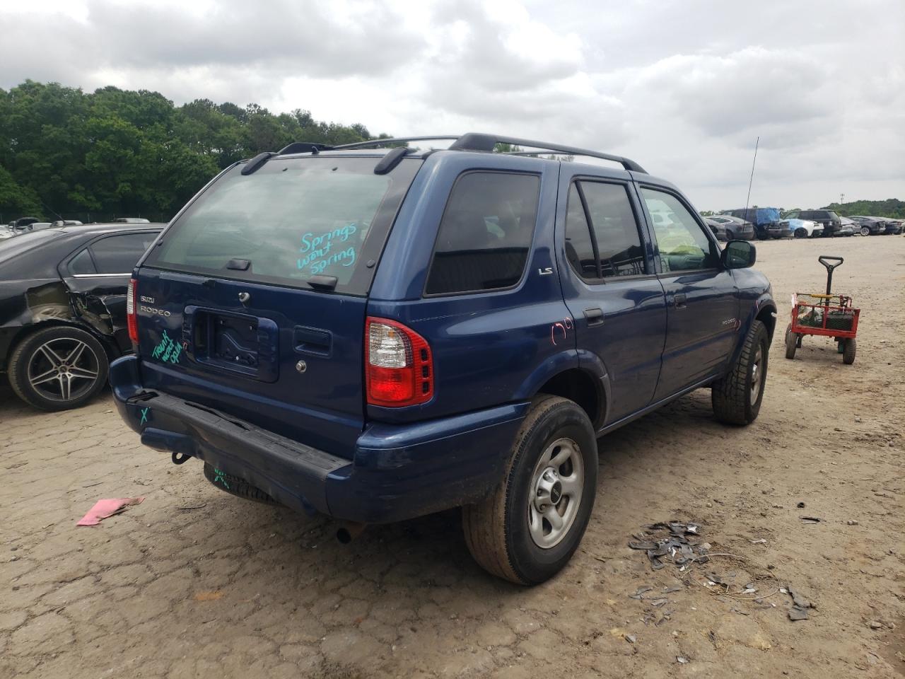 Photo 4 from auction – 2002 ISUZU RODEO S with VIN 4S2CK58W624333154