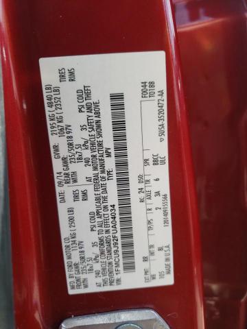 Photo 10 from auction – 2015 FORD ESCAPE TIT with VIN 1FMCU9J92FUA04034