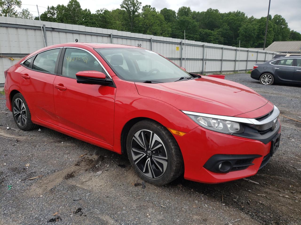 HONDA CIVIC EX 2016 with VIN 2HGFC1F36GH657529 - Photo from auction