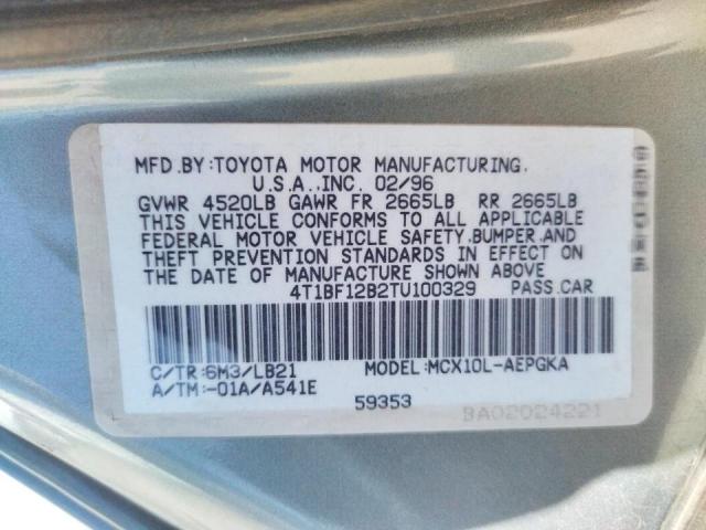Photo 10 from auction – 1996 TOYOTA AVALON XL with VIN 4T1BF12B2TU100329